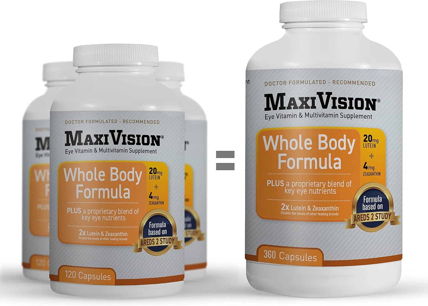 MaxiVision Whole Body Formula 360 Capsules – 3 Month