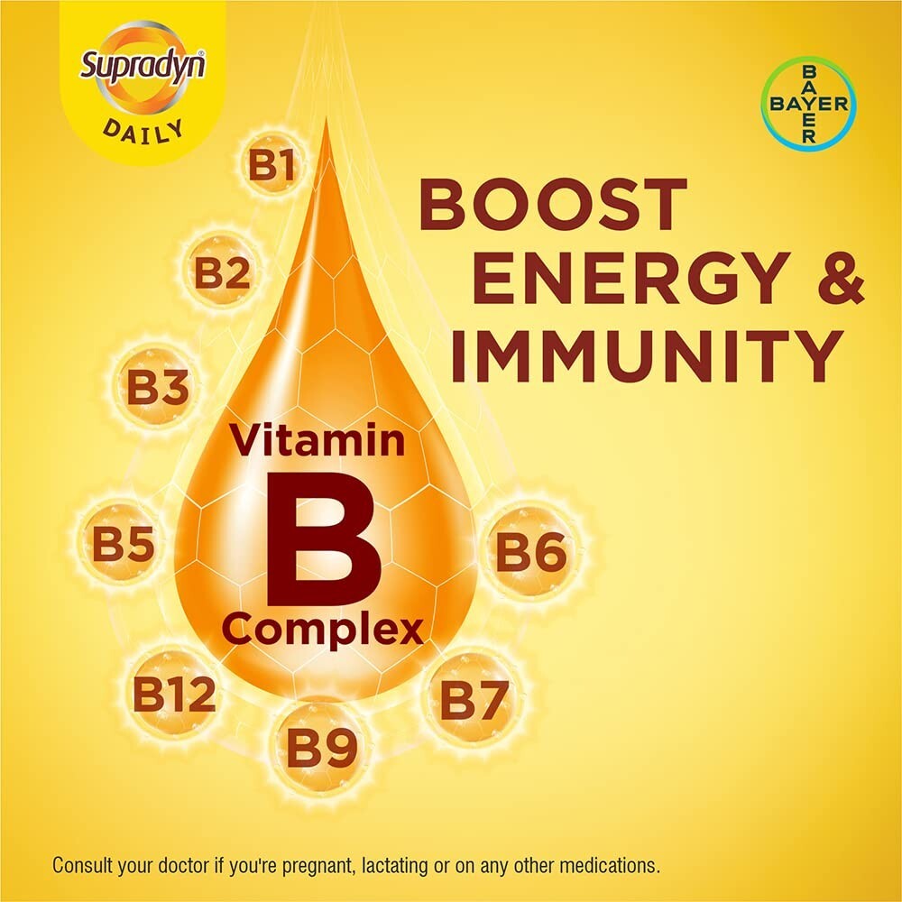 Supradyn Daily Multivitamin (150 Tablets) For Immunity & Energy