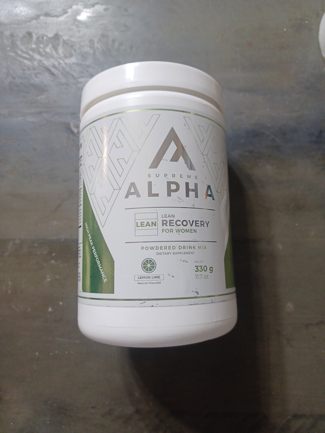 Supreme Alpha Lean Recovery For Women 330g Lemon Lime