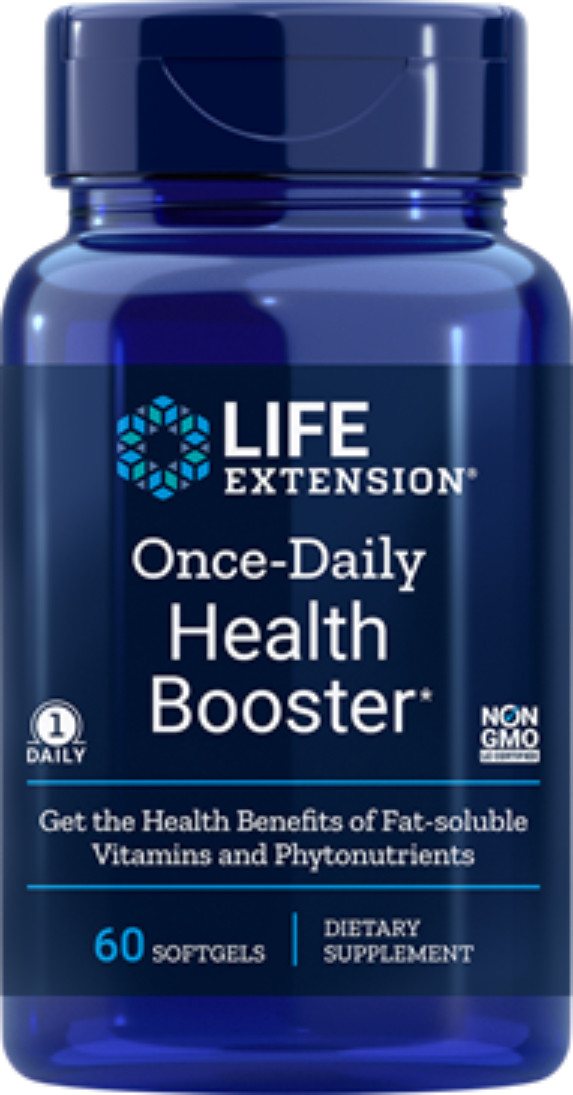 TWO PACK MEGA SALE Life Extension Once-Daily Health Booster 60 gels SAVE $24
