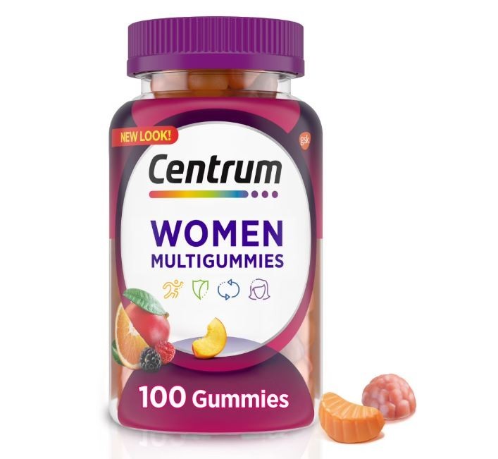Centrum Multigummies Womens Gummy Vitamin Multivitamin Assorted Fruit 100 Count