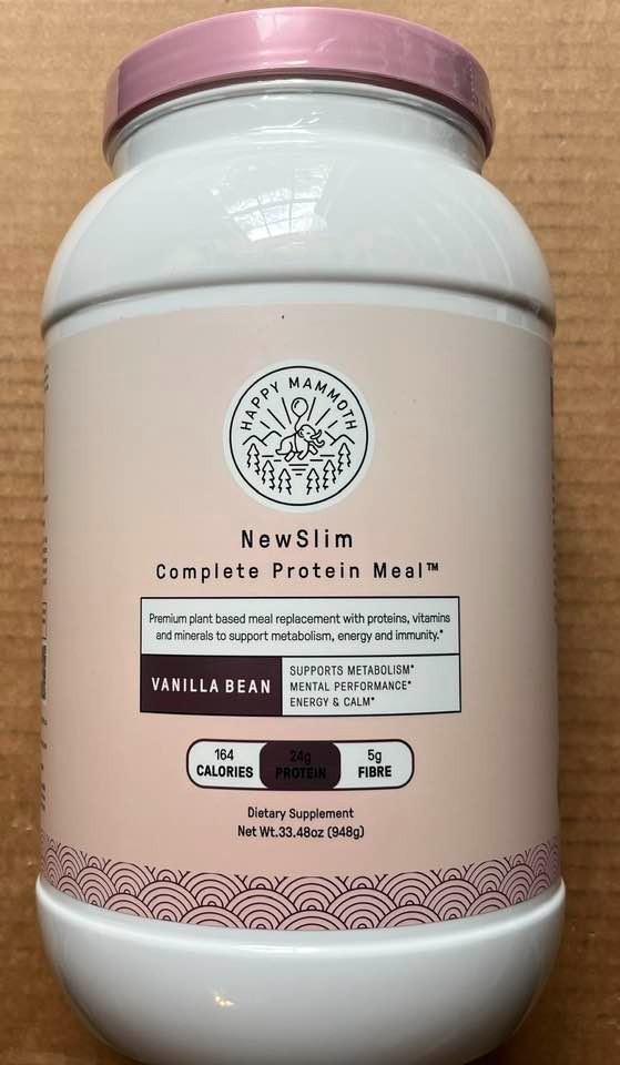 Happy Mammoth NewSlim Complete Protein Meal Vanilla Bean FREE Same Day Shipping