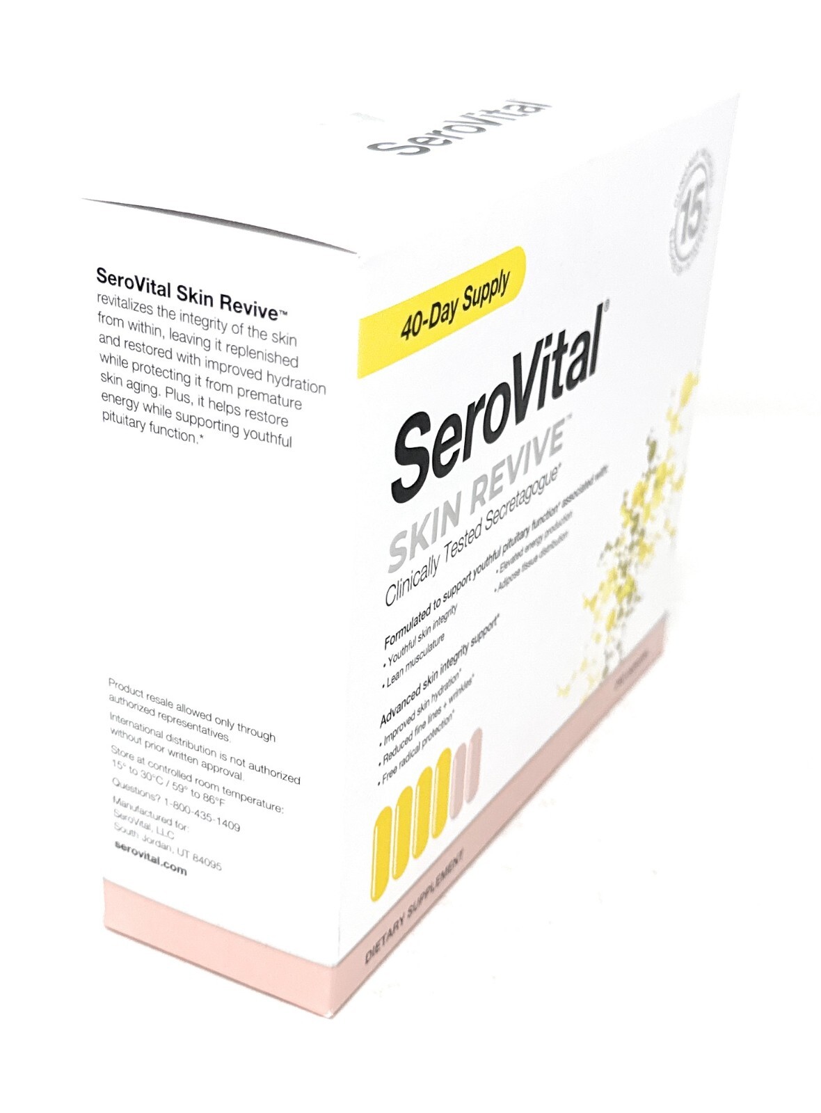 Serovital 180 Count, 45Day, Boost HGH, Increase Muscle, Lose Weight Exp: 09/2026