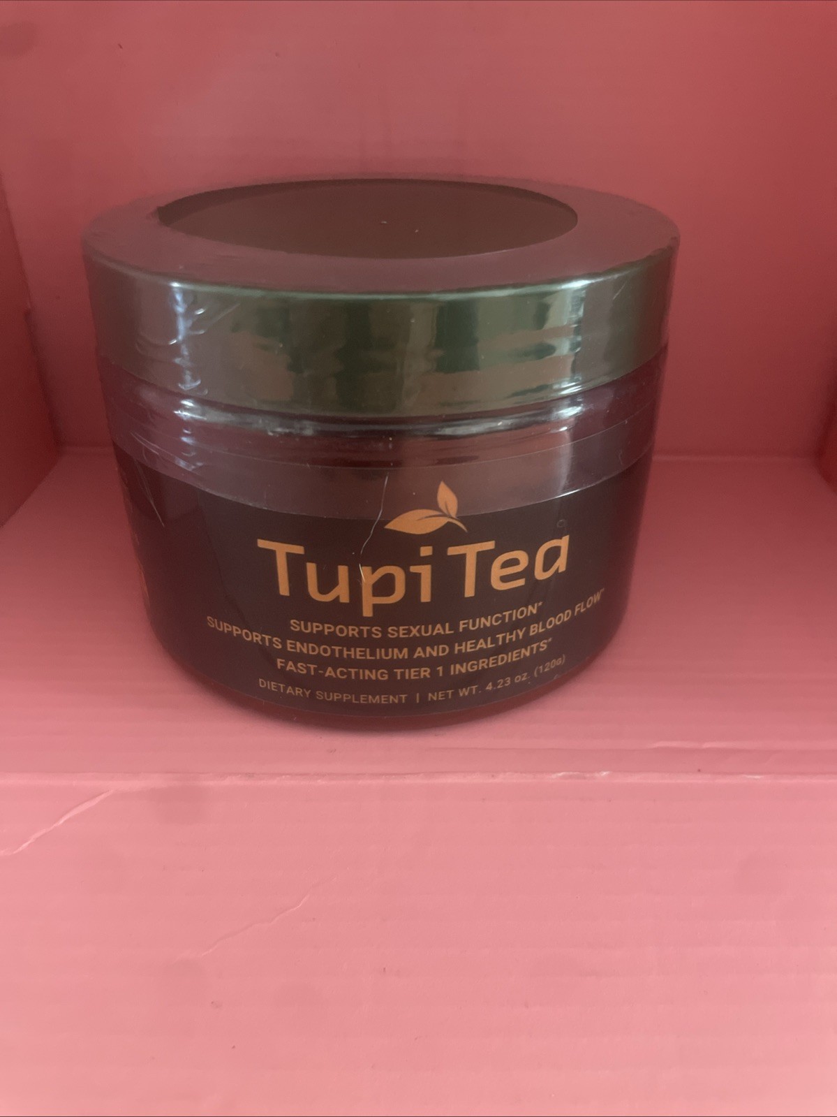 Tupi Tea Horny Goat Weed Powder w/Maca Root, Tribulus Terrestris Extract 4.23oz
