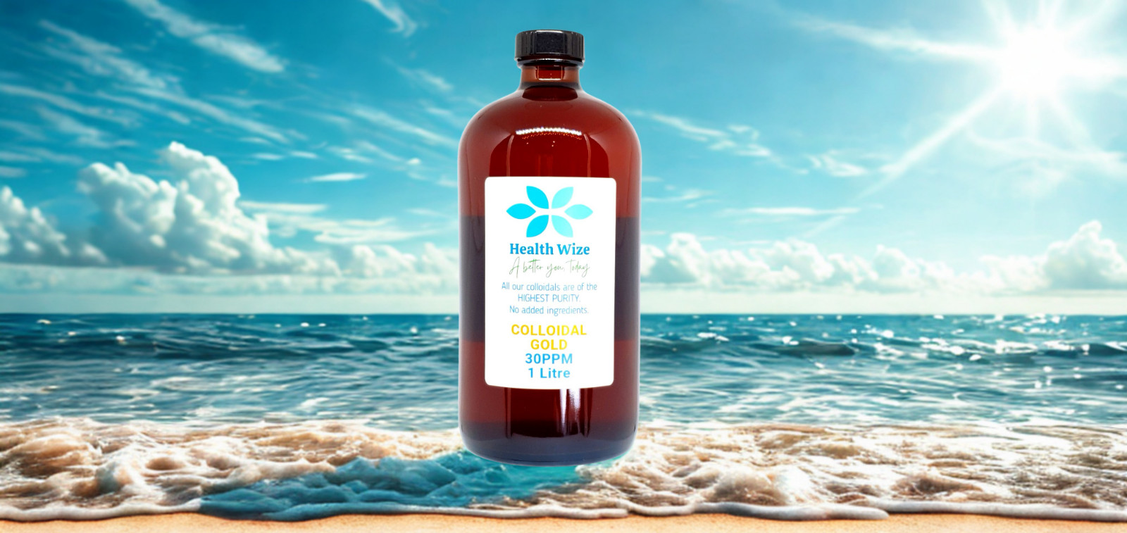Colloidal Copper, Colloidal Gold & Colloidal Silver 1 Litre COMBO Fine Minerals