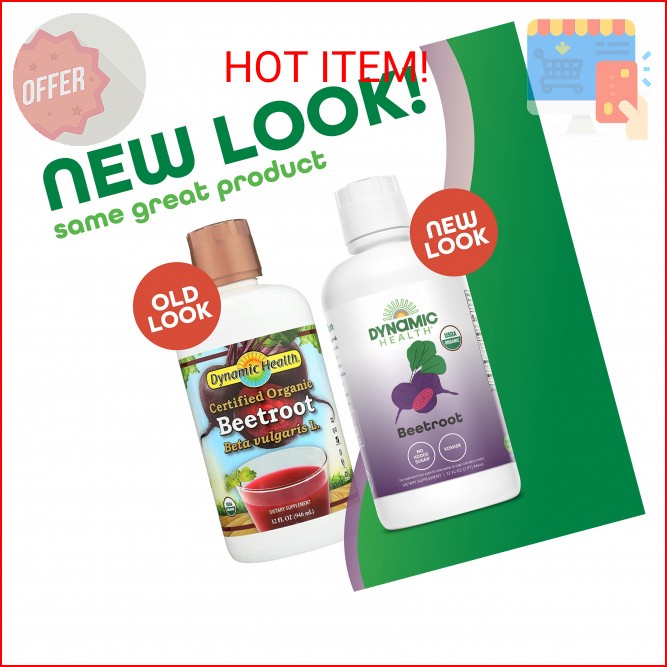 Dynamic Health Certified Organic Beetroot Juice Concentrate Dietary Supplement,