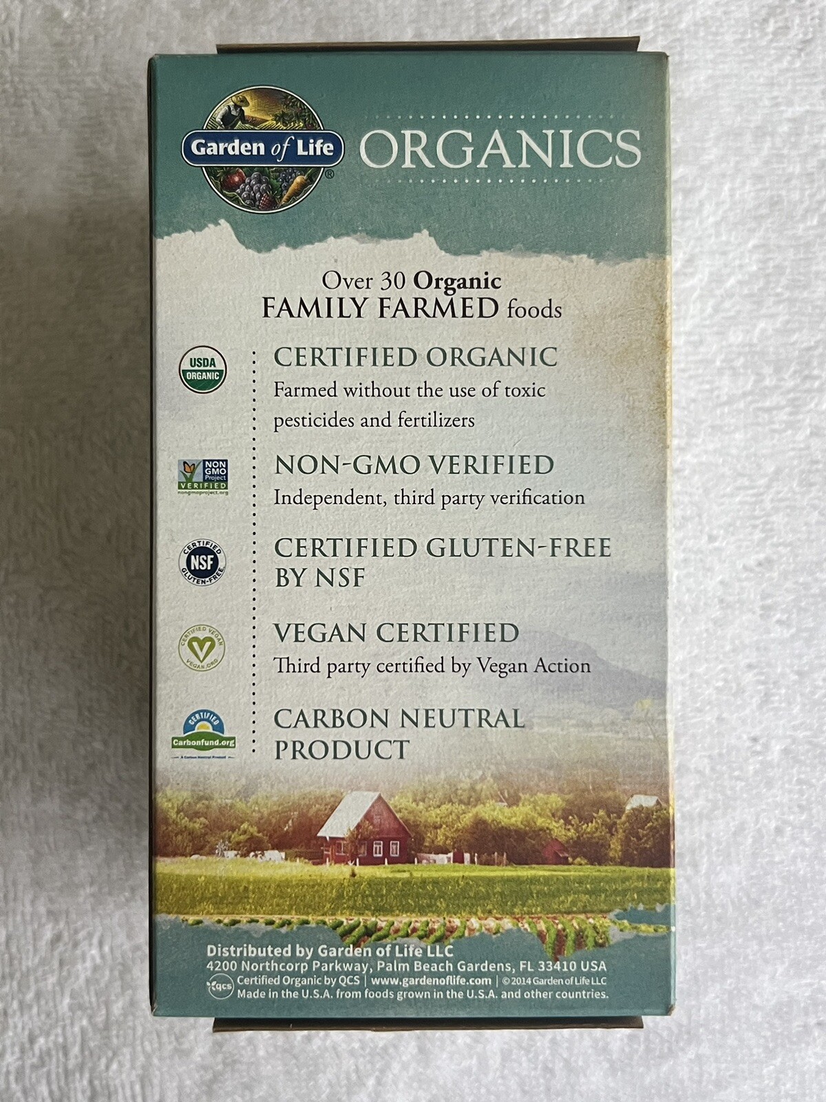 Garden of Life ORGANICS MEN’S MULTI 40+ WHOLE FOOD MULTIVITAMIN (120 Tablets)