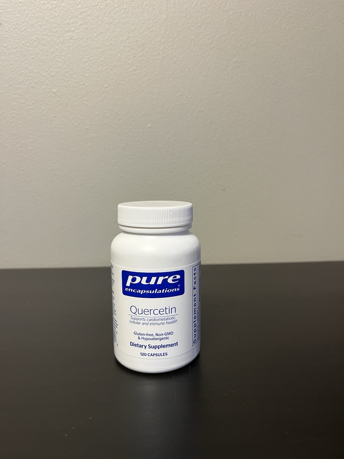 Pure Encapsulations – Quercetin 500mg – 120 caps EXP 07/28