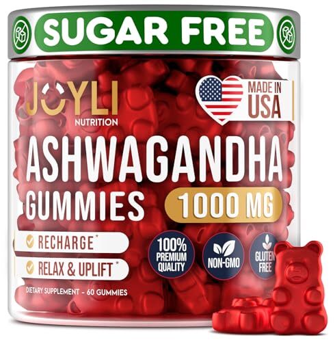 Ashwagandha Gummies w/Vitamin C Zinc for Sleep Stress Balance Calm Supports