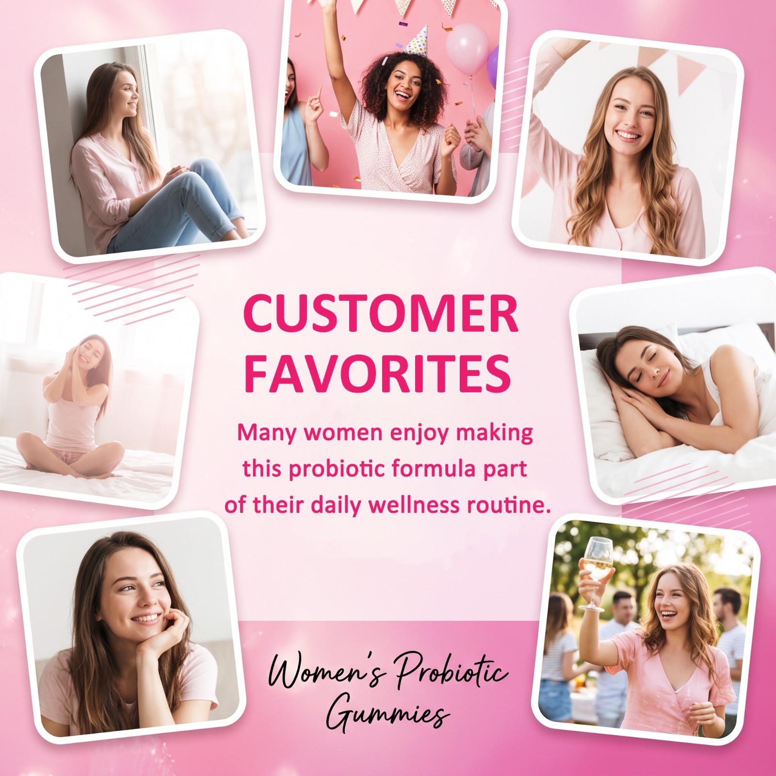 CARE GIFT Women’s Vaginal Probiotic 10 Billion CFU, 120 Capsules, 60 Servings