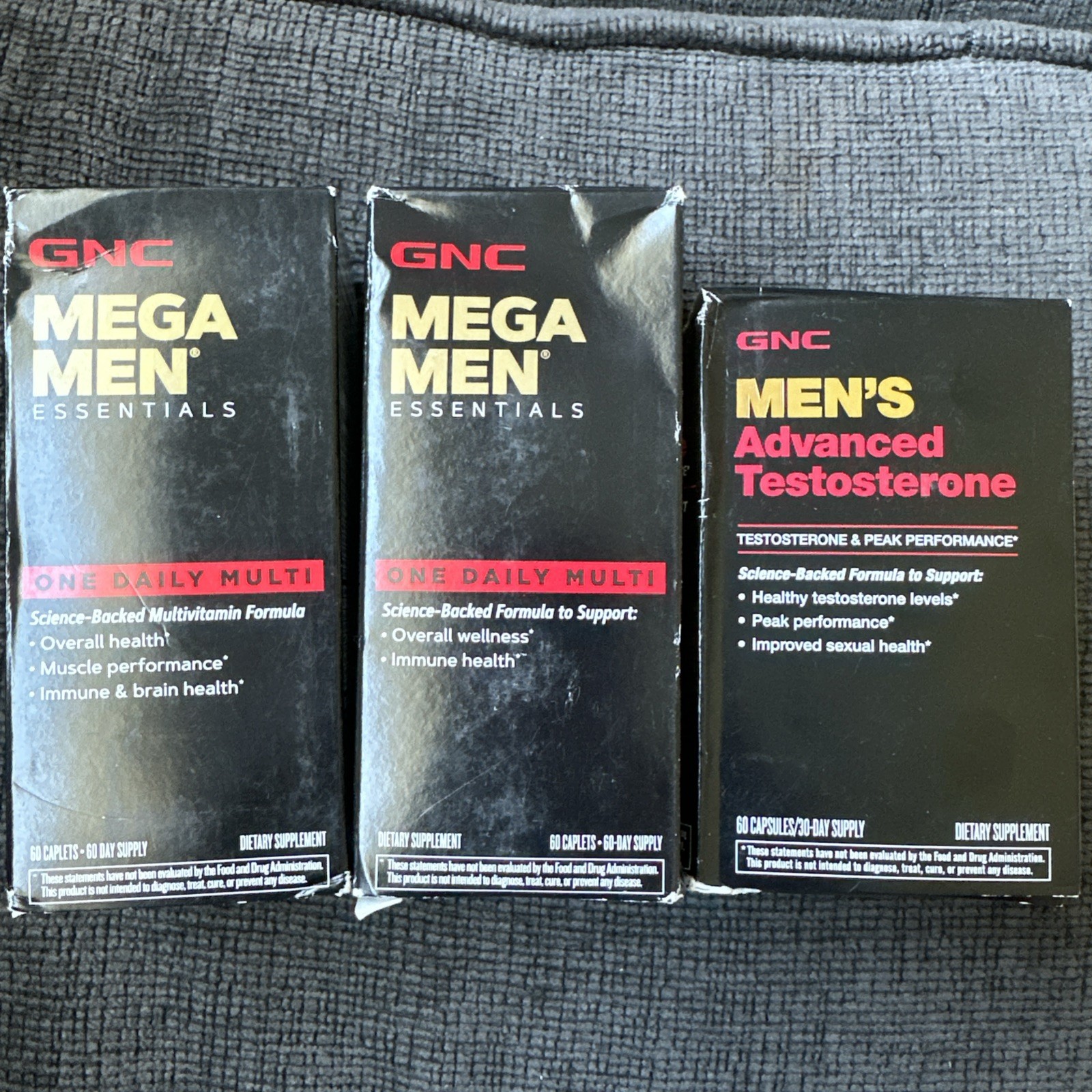 GNC Mega Men One Daily Multi x2 & Advanced Test x1 – READ FOR EXPIRATION #1