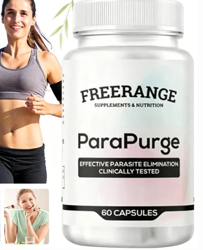 1-3 X FreeRange ParaPurge Advanced Parasite Cleanser Para Purge 60 Capsules