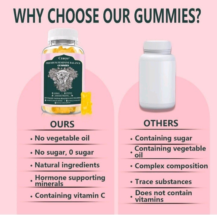 Premium Feminine PH Balance Gummies Hawaiian Pineapple 60 Gummies – 30 Servings