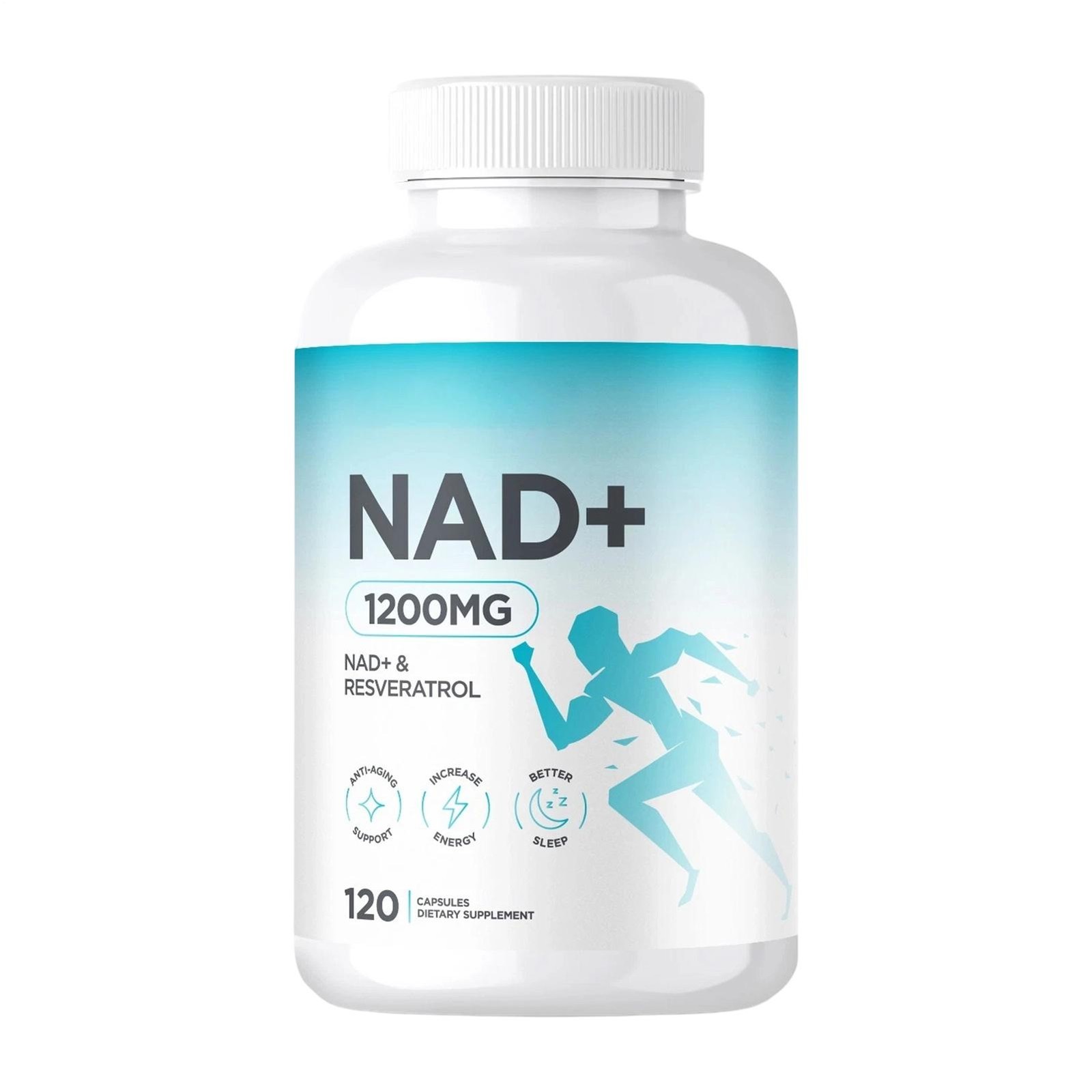 Max Strenght NAD+ Supplement ,1200MG ,120 Capsules ,Increase NMN Levels