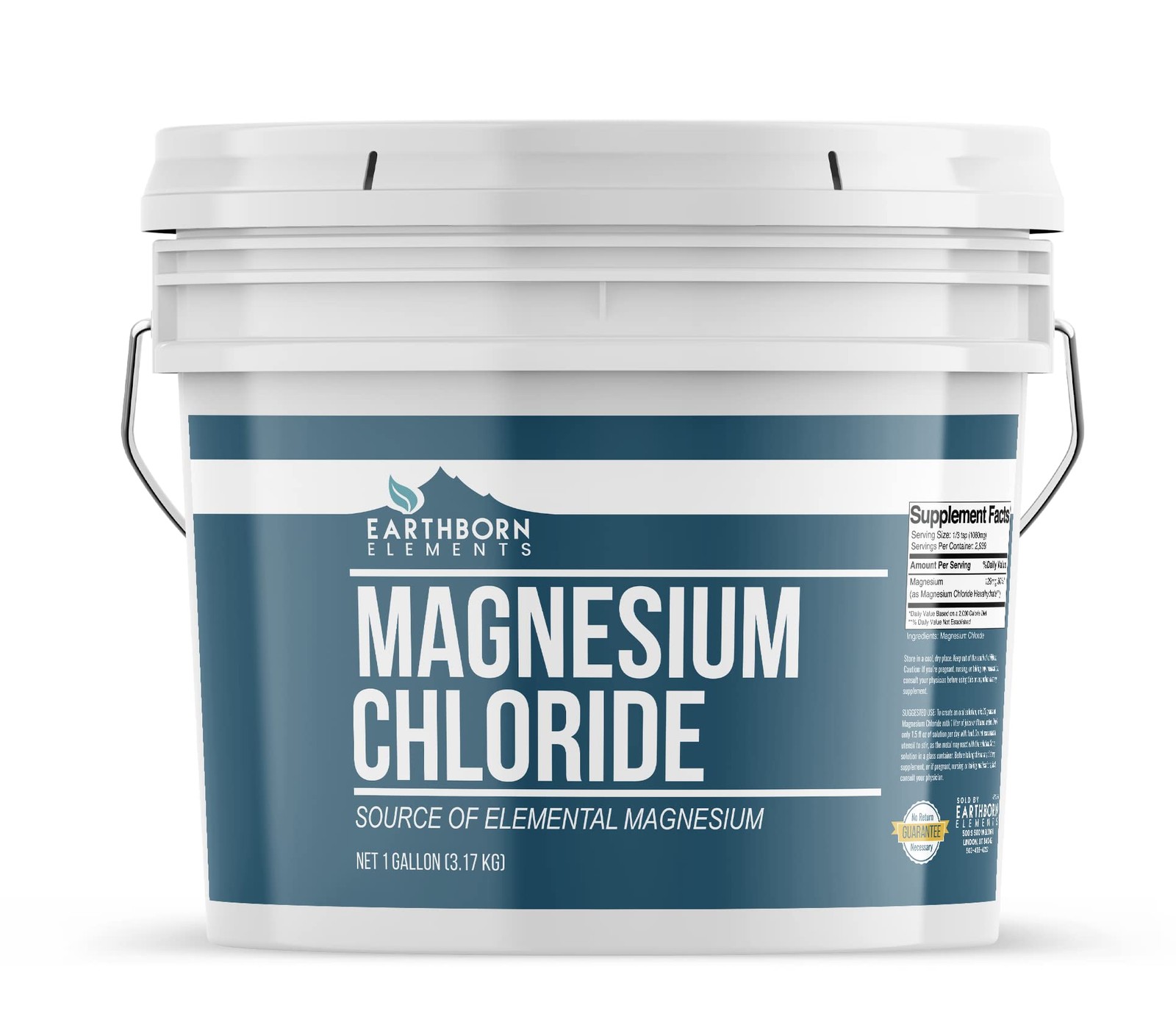 Earthborn Elements Magnesium Chloride (1 Gallon), 128 Fl Oz (Pack of 1)