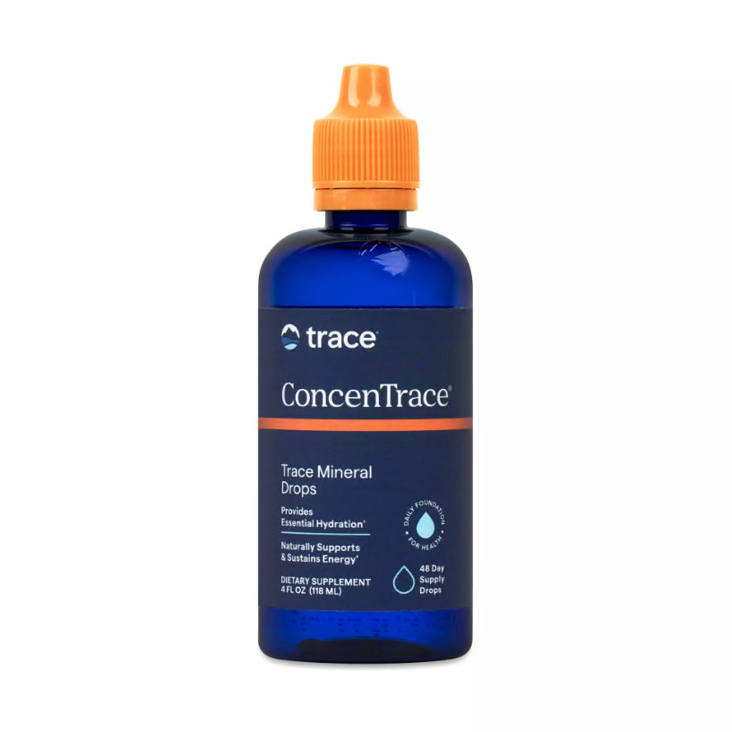 Trace Minerals ConcenTrace Mineral Drops 4 oz Healthy Cells Energy Exp 2027+