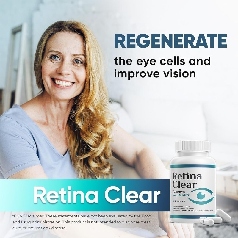 Retina Clear Vision Support Supplement-Eye Health Formula with Lutein Zeaxant