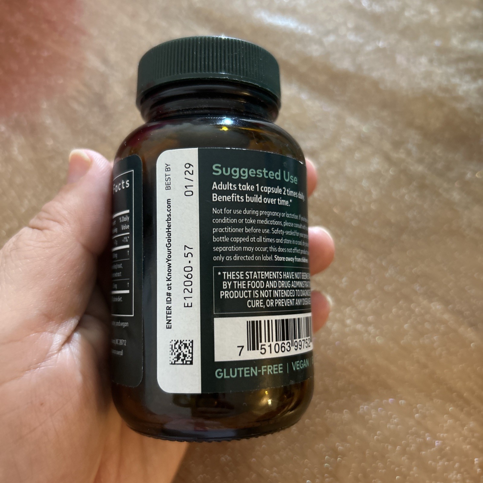 Gaia Herbs Ashwagandha Root 60 Liquid Phyto-Caps Stress Support Supplement NEW