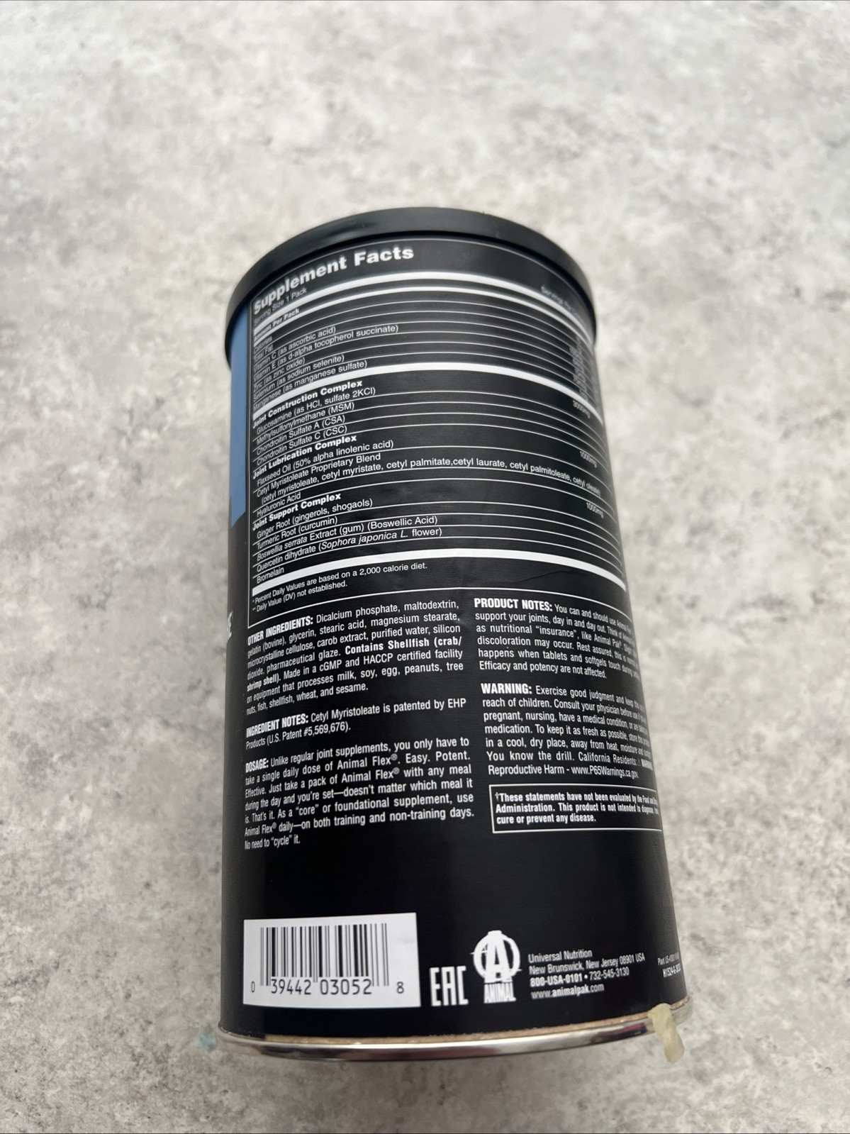Universal Nutrition Animal Flex 44 Packs EXP 8/2027