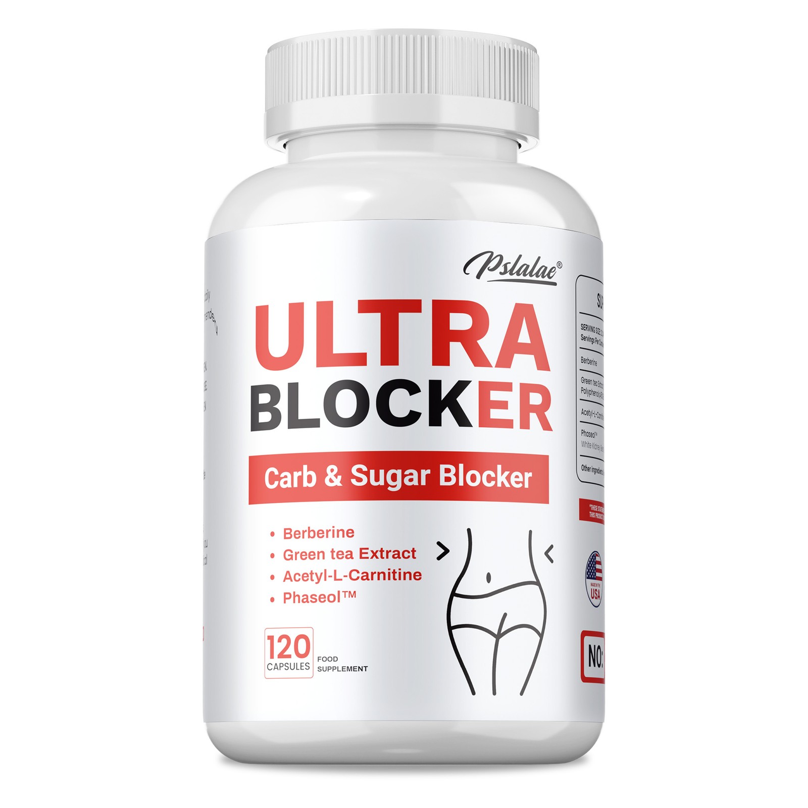 Ultra Blocker Carb & Sugar Blocker – Promote Digestion, Weight Loss, Metabolism