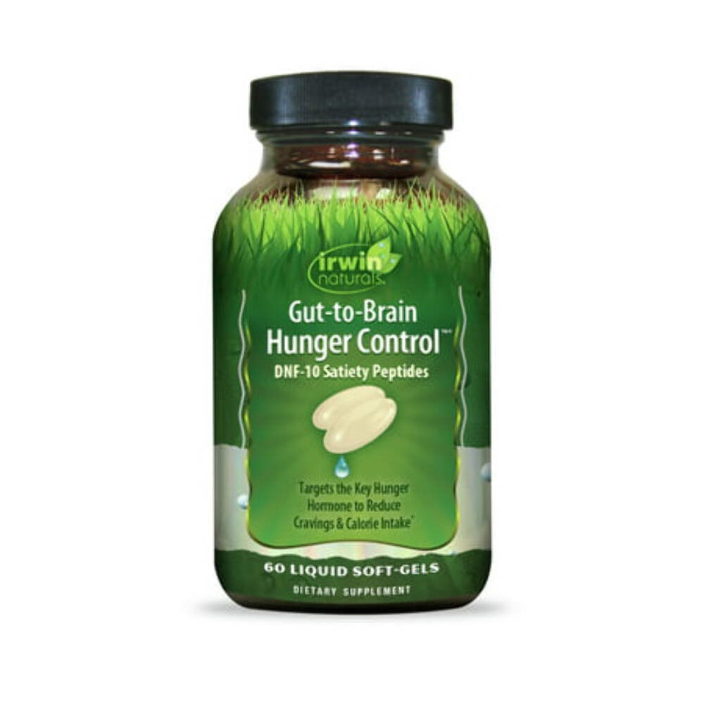 Irwin Naturals Gut to Brain Hunger Control, DNF-10, 60 Softgels EXP 08/26