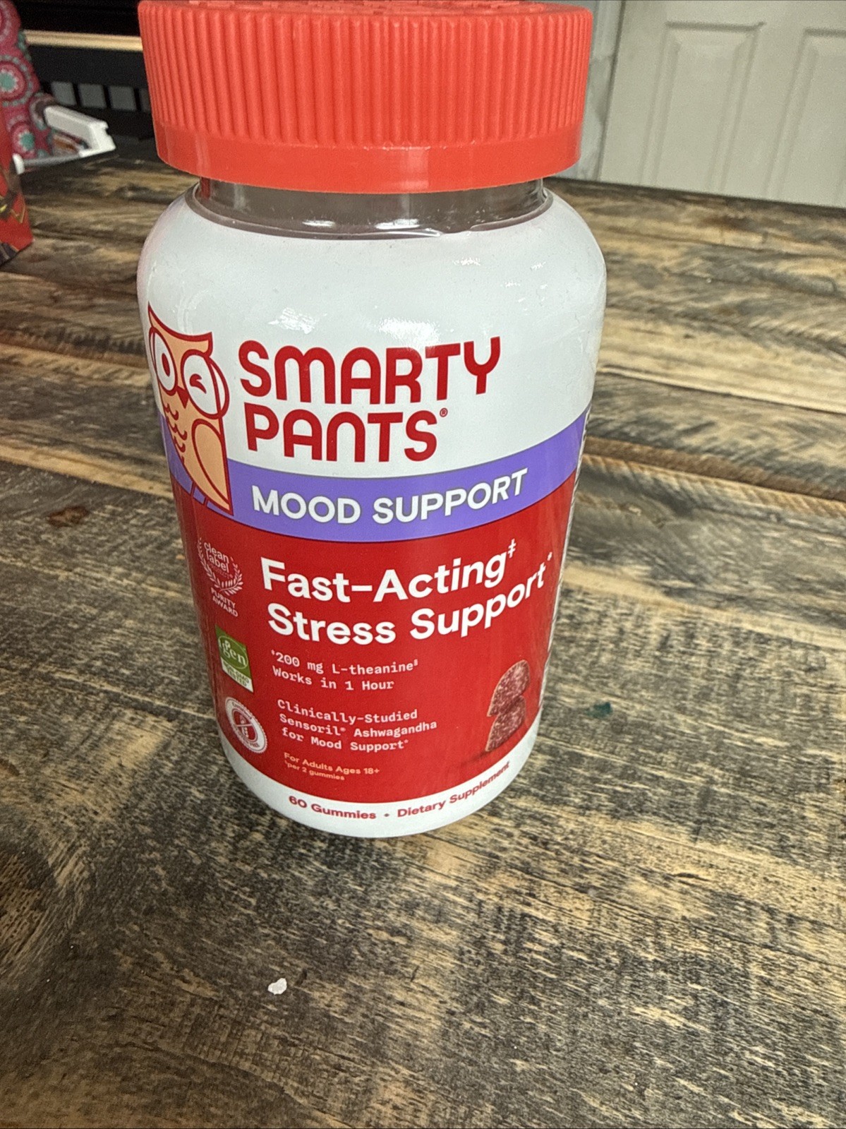 Smarty Pants Sleep, Fast-Acting Sleep For Adults Ages 18+ 60 Gummies – Brand New