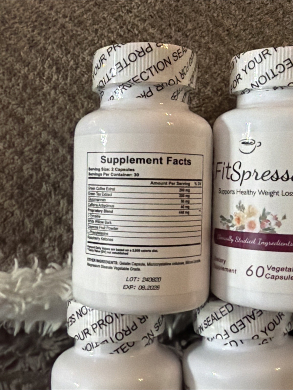 FitSpresso – Healthy Weight Loss Support Supplement Pills – 5 Bottles – 60 Each