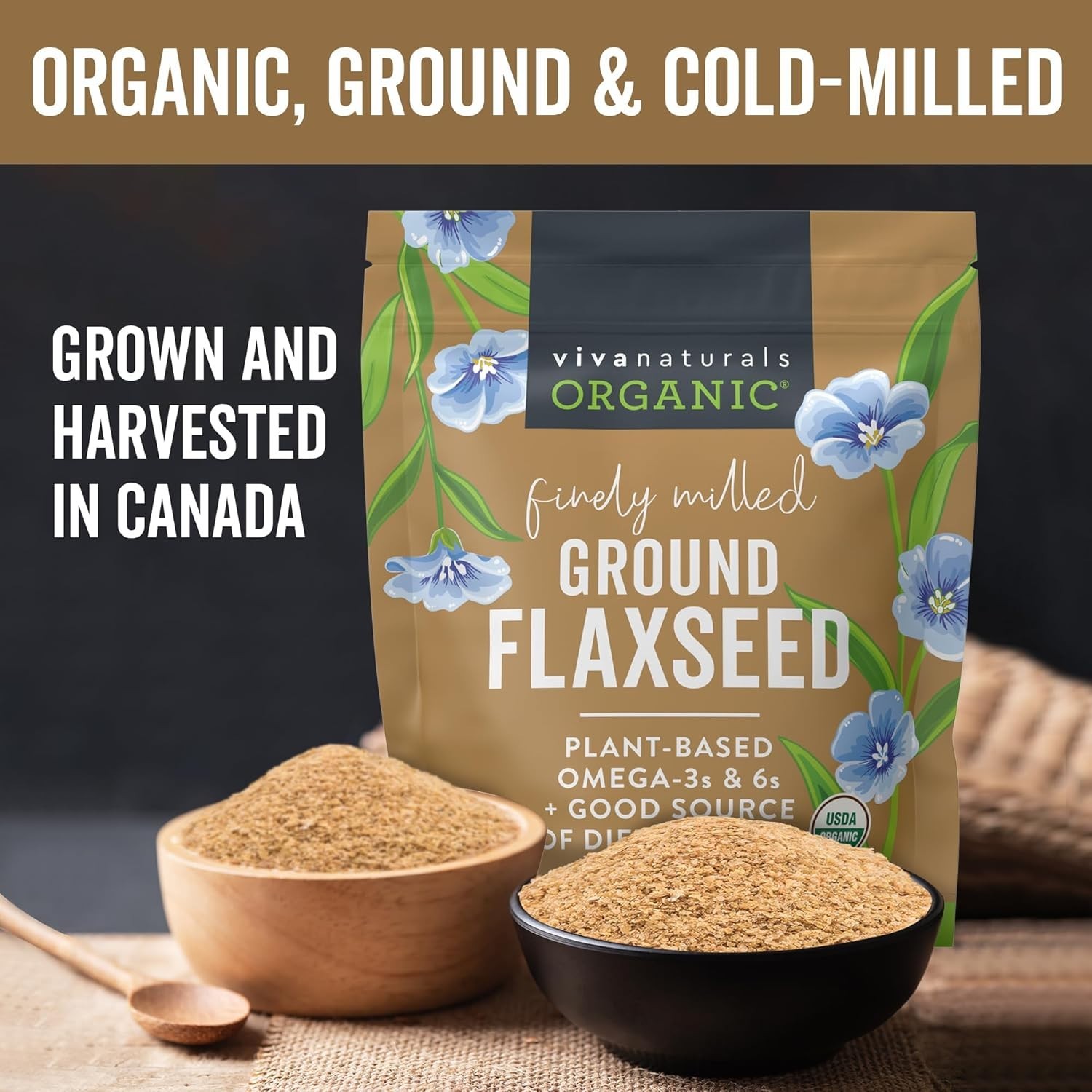 Organic Psyllium Husk Powder, 30 Oz – Finely Ground, Unflavored Plant Based Supe