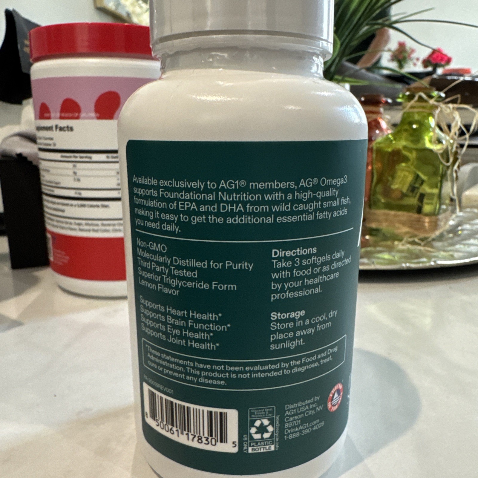 Athletic Greens AG Omega 3 – high quality and power Brand New Free Shipping