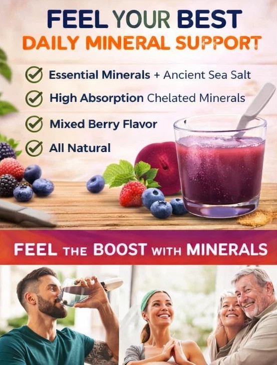 2PCS Optimize Minerals Multi – Mineral Daily Powder – Gluten Free / 30 Servings