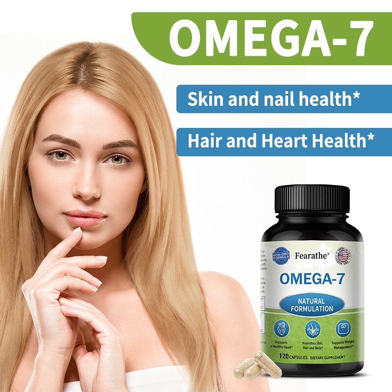 Omega 7 Fatty Acids – 900mg/serving – Natural Sea Buckthorn oil
