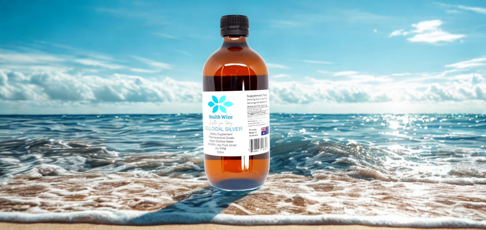 Colloidal Gold, Silver & Copper Finest Ions 3 Bottles 500ml each