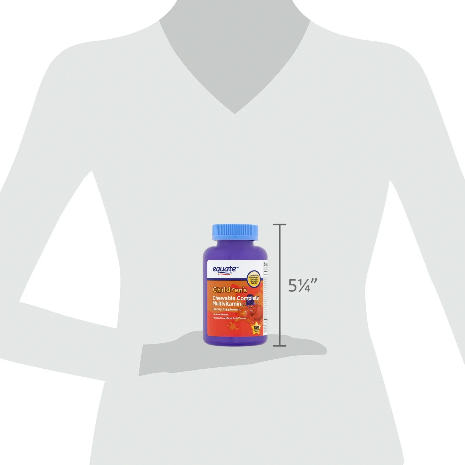 Children’s Chewable Complete Multivitamin Tablets for Children’s Health,150 cnt.