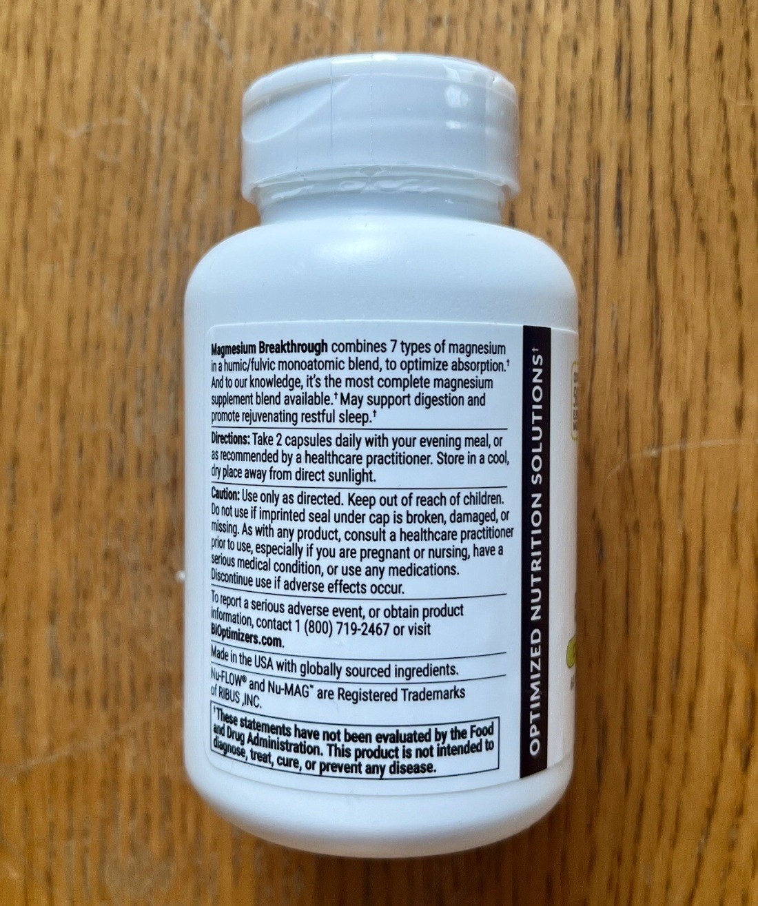 3 pack-Bioptimizers Magnesium Complex Breakthrough all 7 essential forms, 60