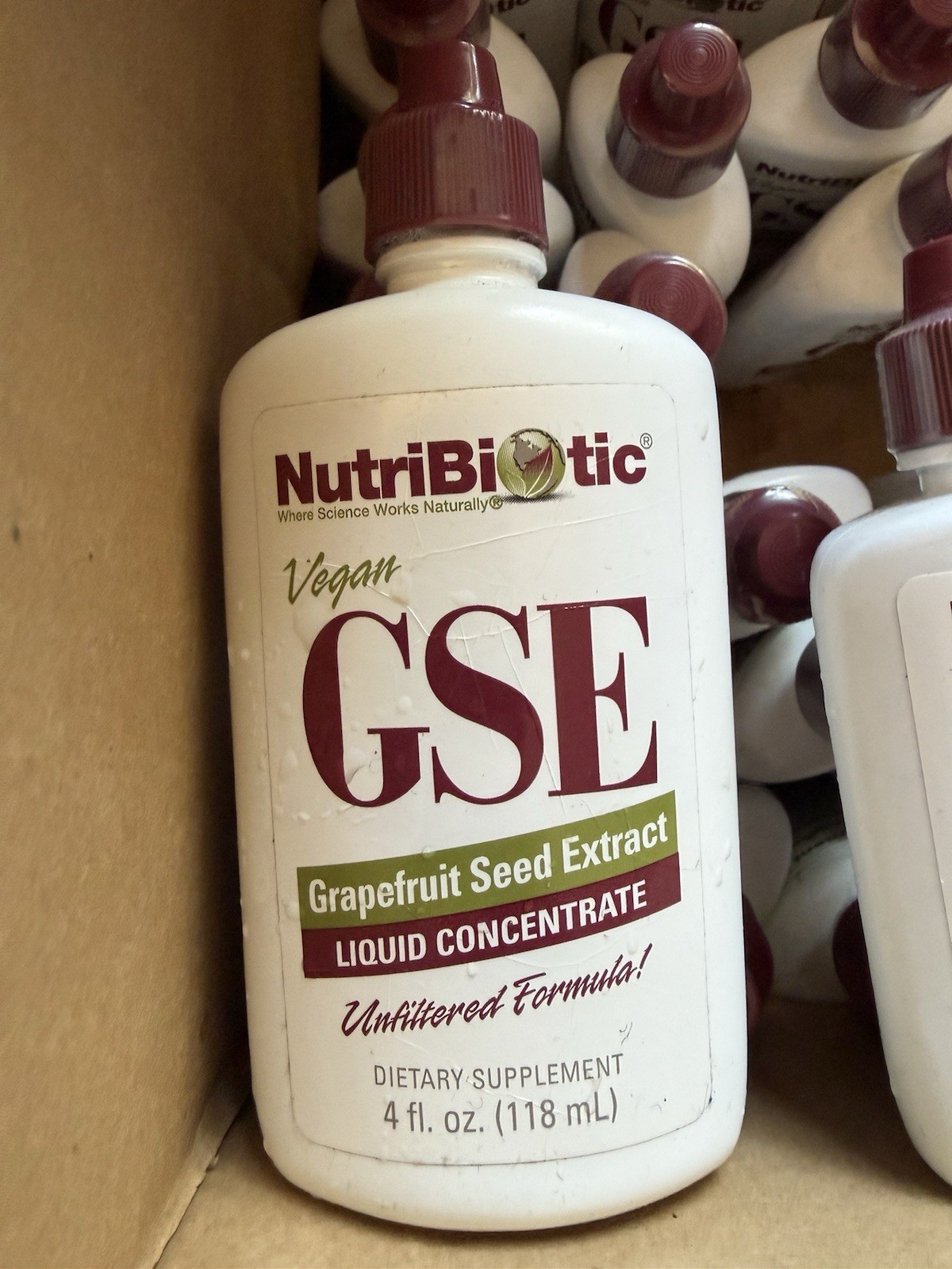 NutriBiotic Vegan GSE Grapefruit Seed Extract Liquid Concentrate
