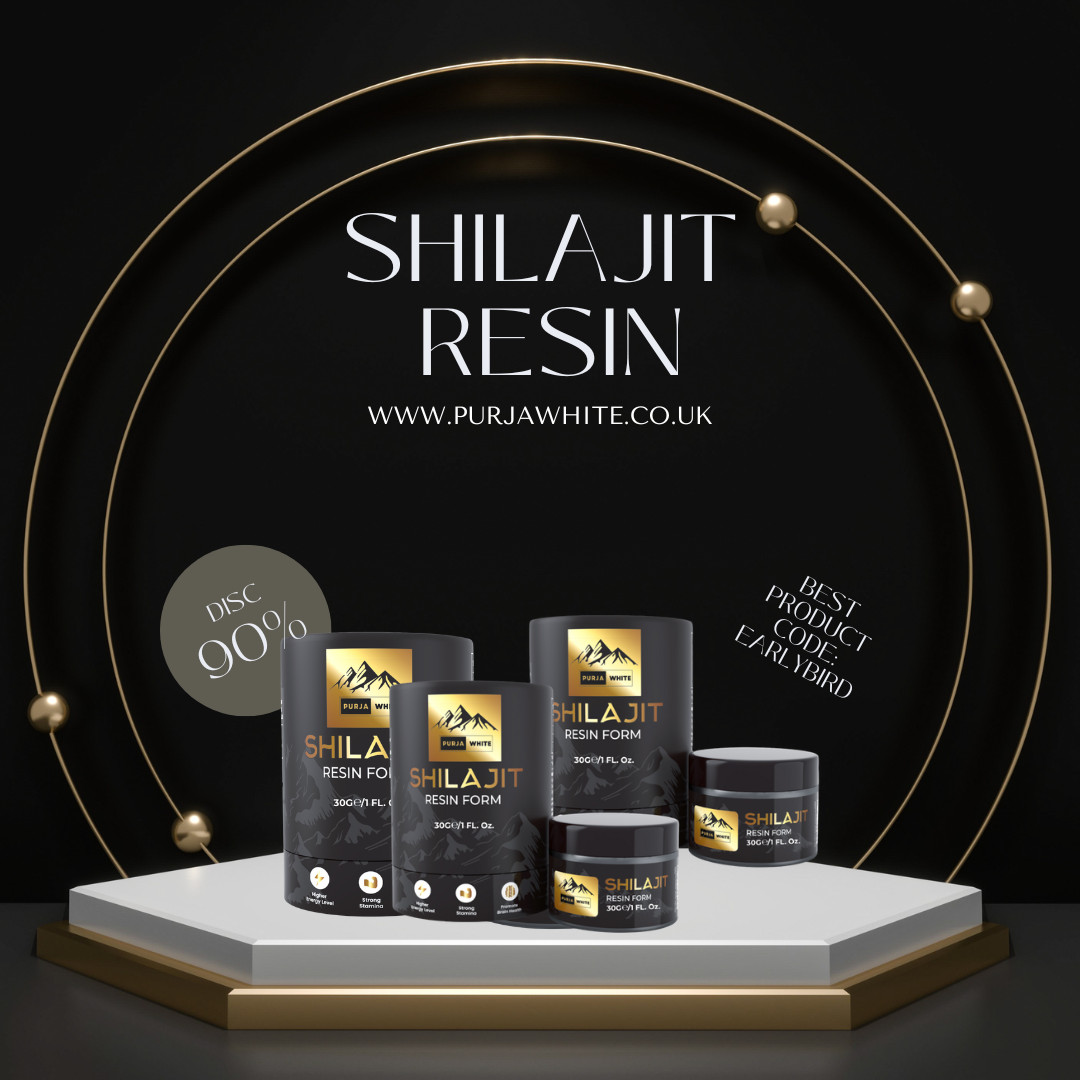 Purja White Himalayan Shilajit Resin-100% Pure Gold Grade | Fulvic & Humic Vegan