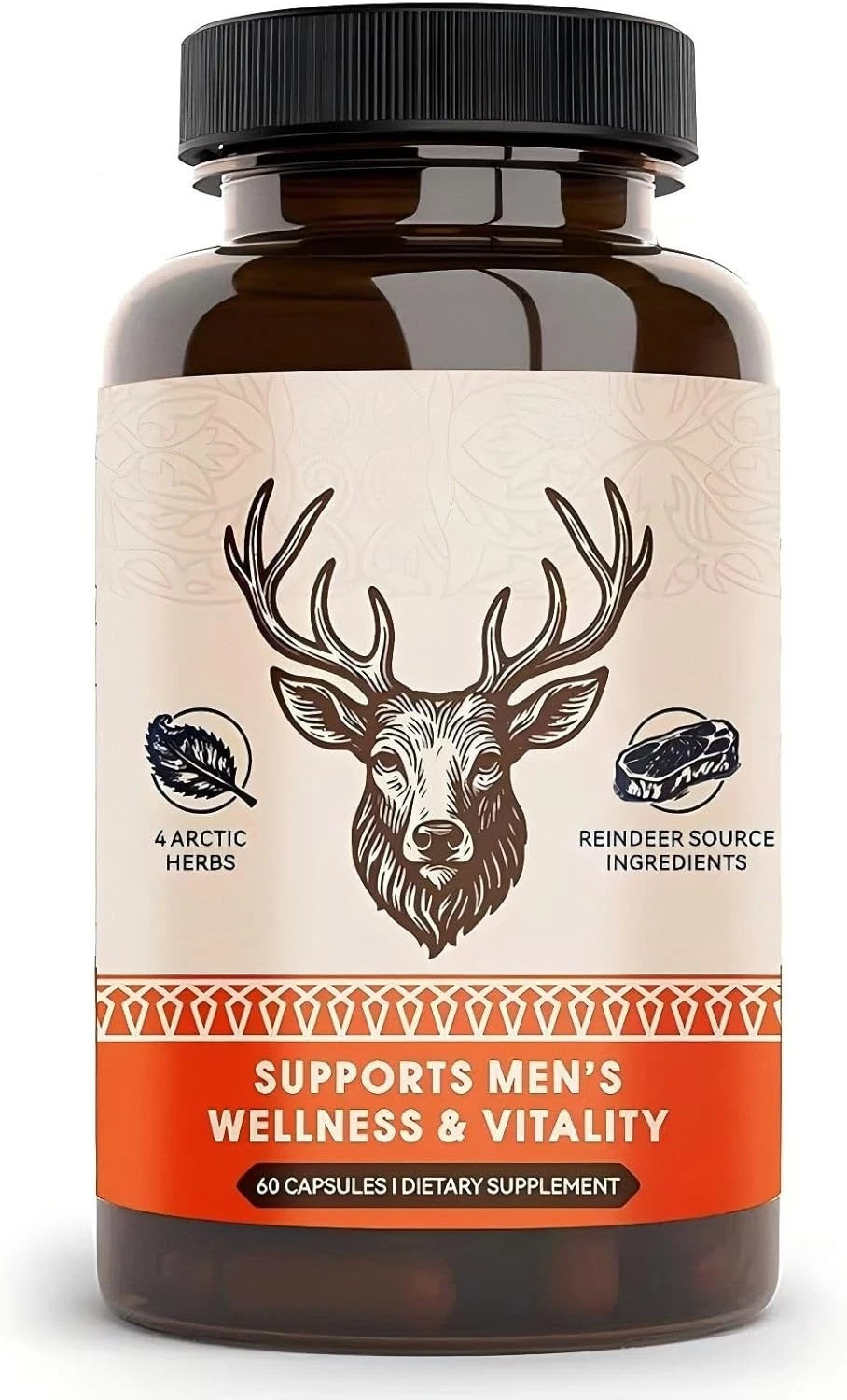 Primal Viking Men’S Overall Well-Being Supplement – Arctic Herbal & Caribou Extr