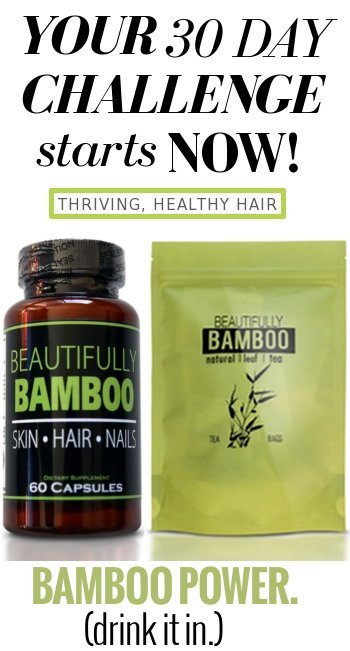 Beautifully Bamboo Hair Skin & Nails-Hair Vitamin Capusles + Bamboo Silica