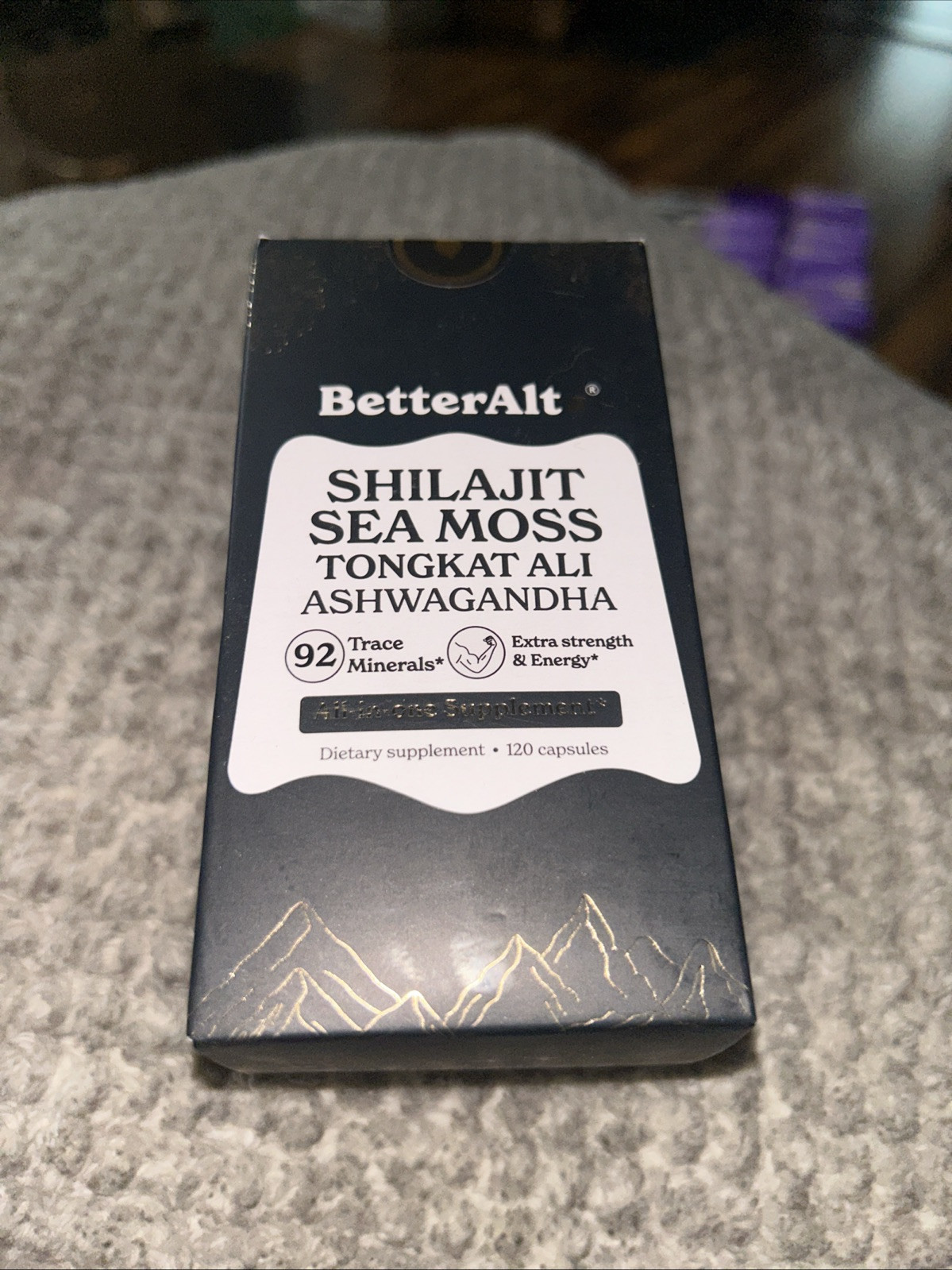 BetterAlt Shilajit Sea Moss 92 Trace Minerals ~ 120 Caps
