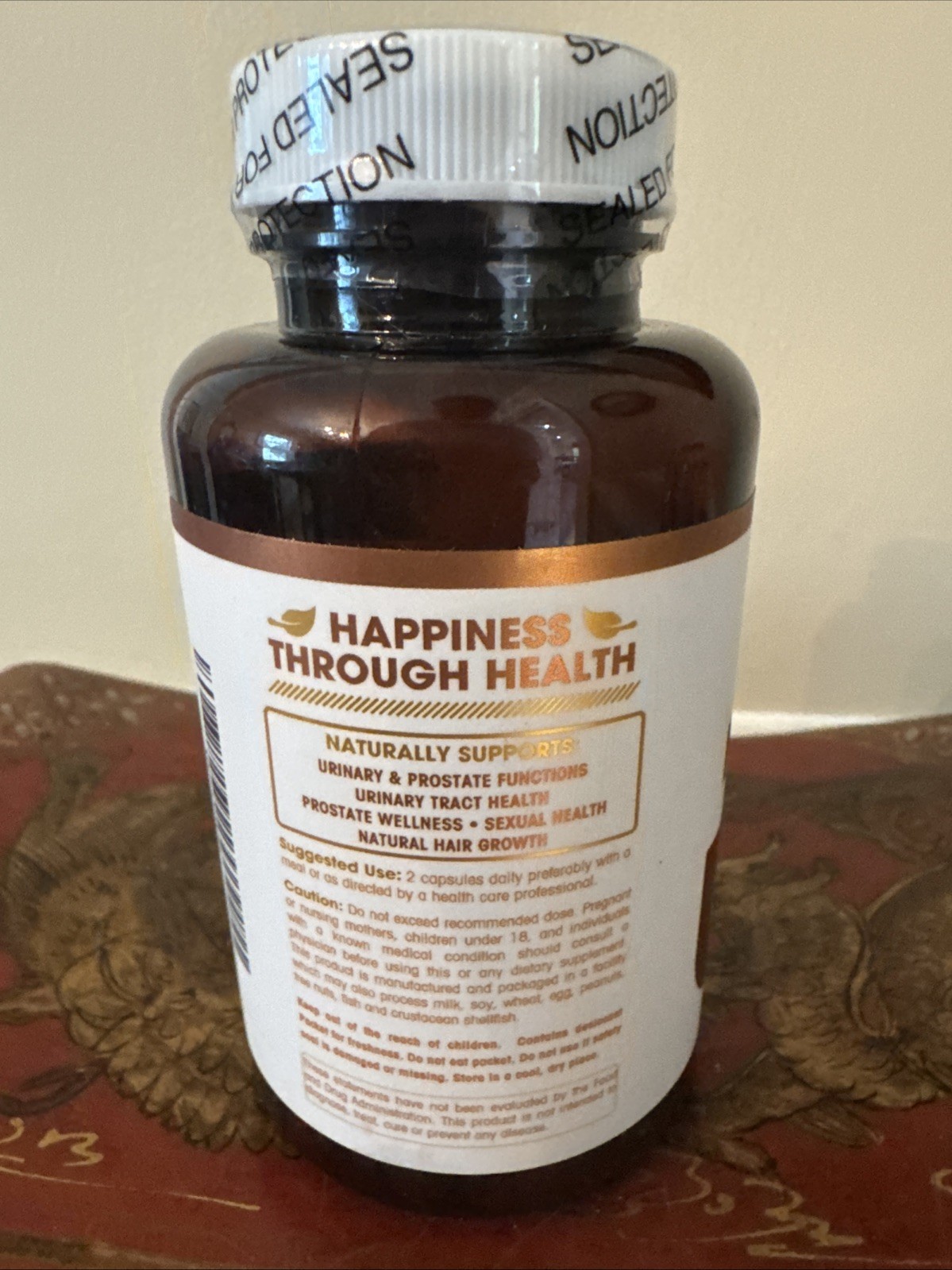 Natures Wellness Saw Palmetto Prostate Health Complex 100 Capsules BB 11/2025