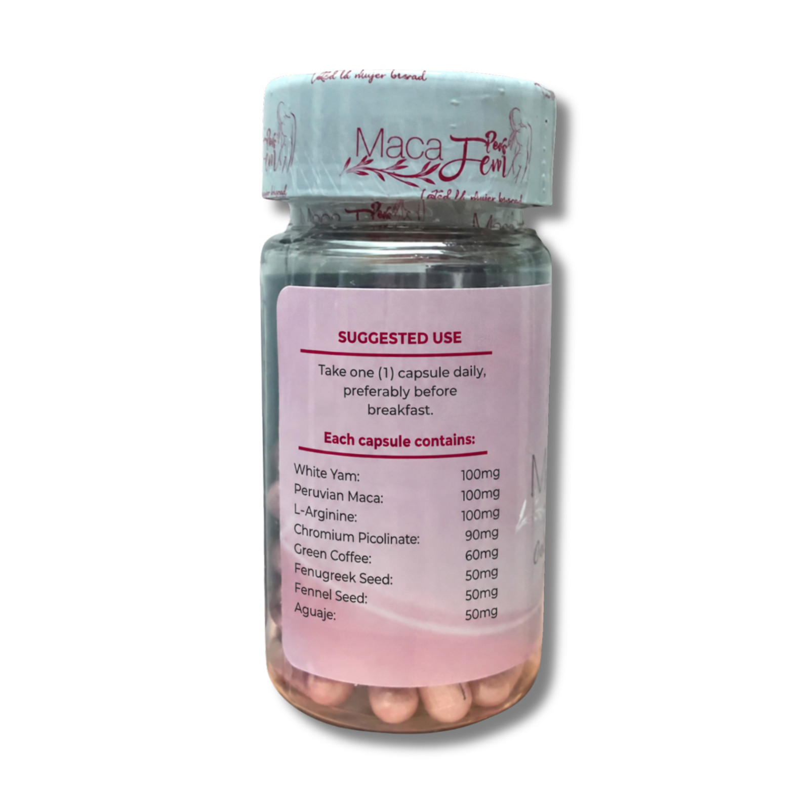 Maca Fem Plus 600mg – 30 Capsules – by Apple BenFIT®