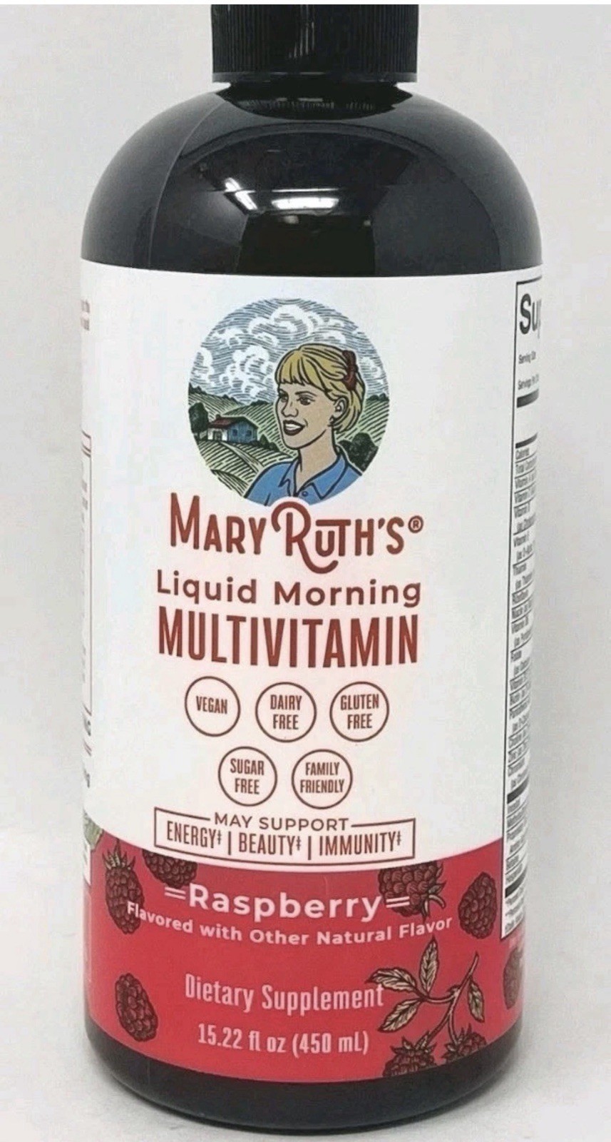 Liquid Morning Multivitamin, Raspberry, 15.22 fl oz (450 ml) Exp:06/2027