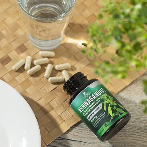 Ashwagandha Gummies w/Vitamin C Zinc for Sleep Stress Balance Calm Supports