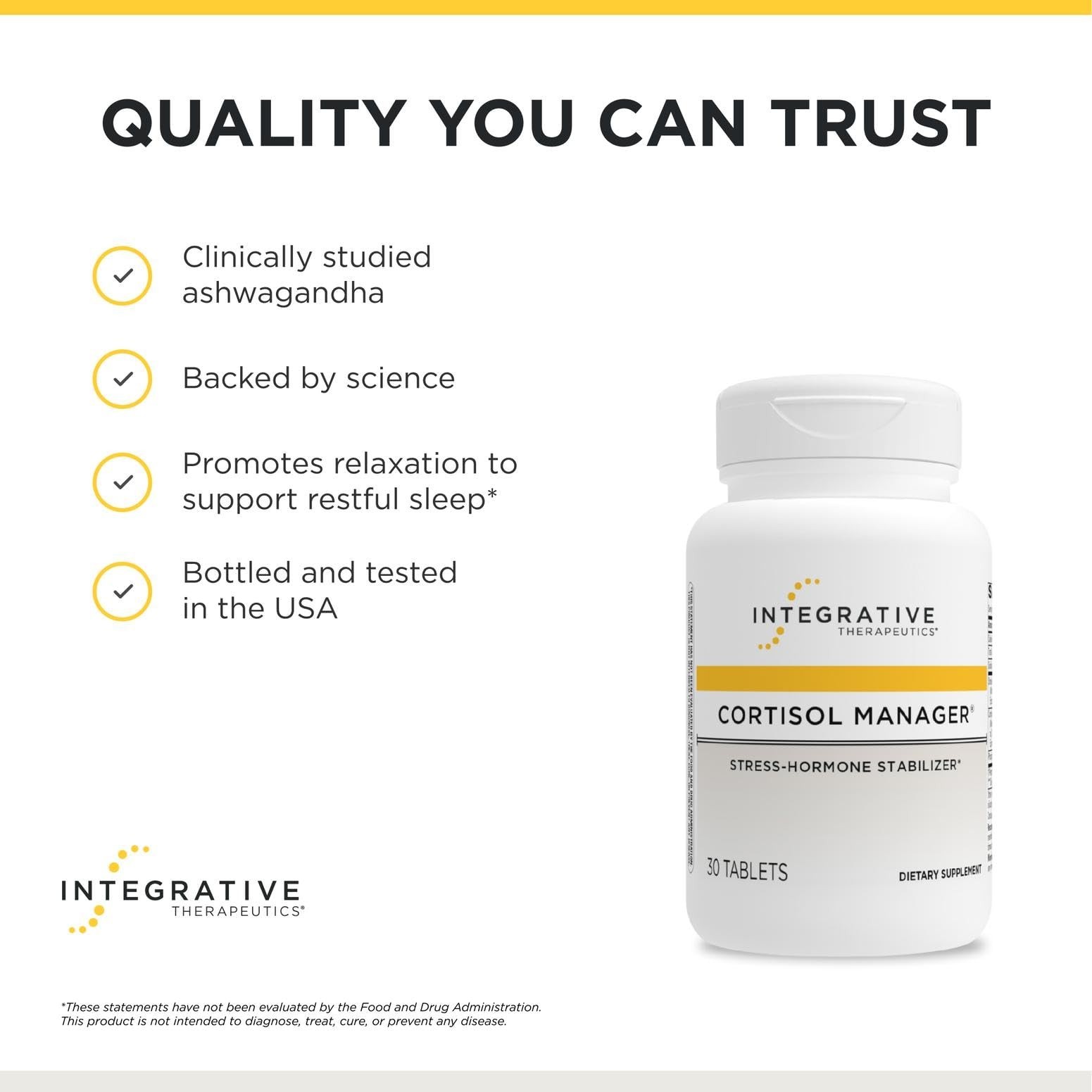 Cortisol Manager Supplement – Balance Cortisol, Support Relaxation & Sleep – Ash
