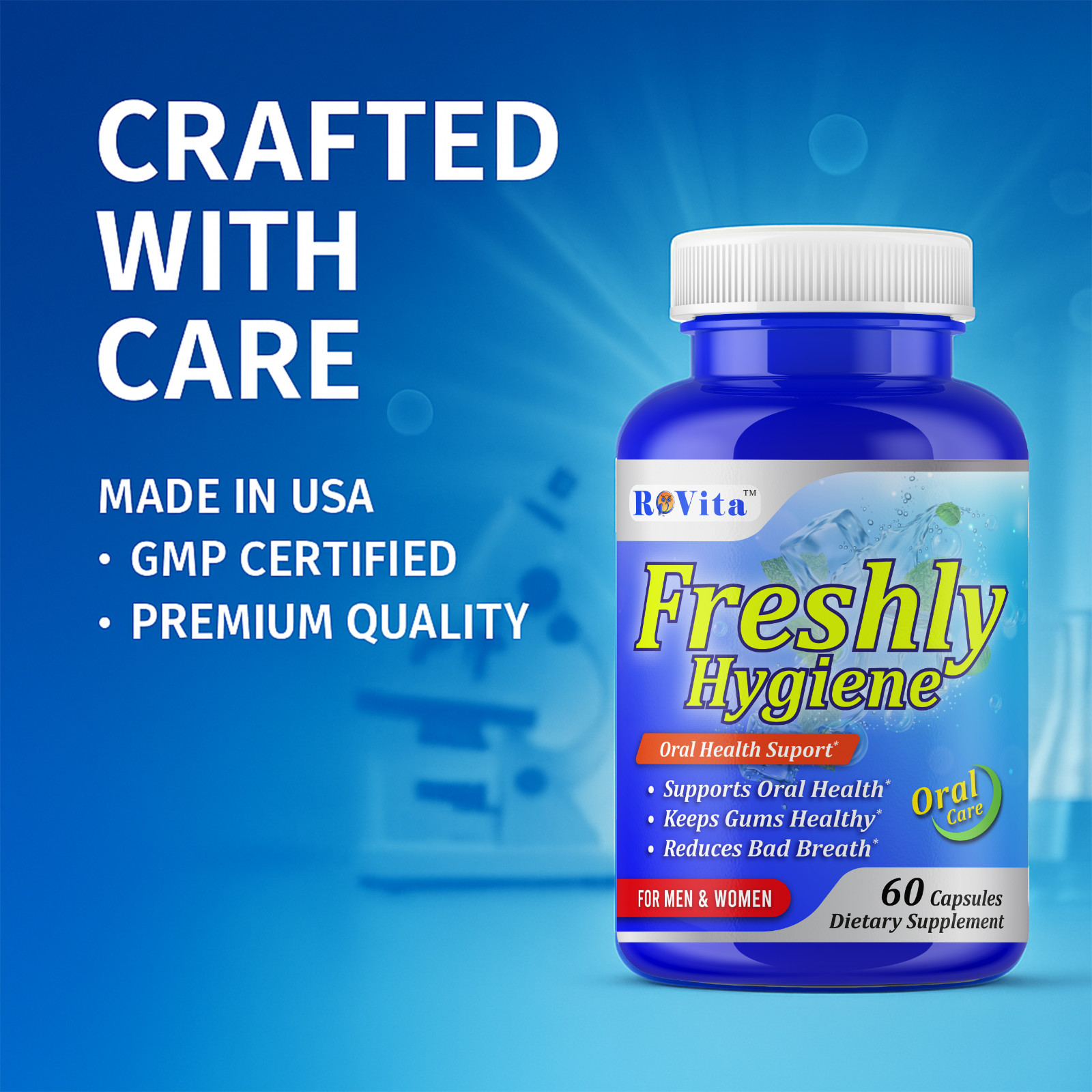 Oral Breath Freshener Dental Probiotics –Oral Health Supplement for Fresh Breath