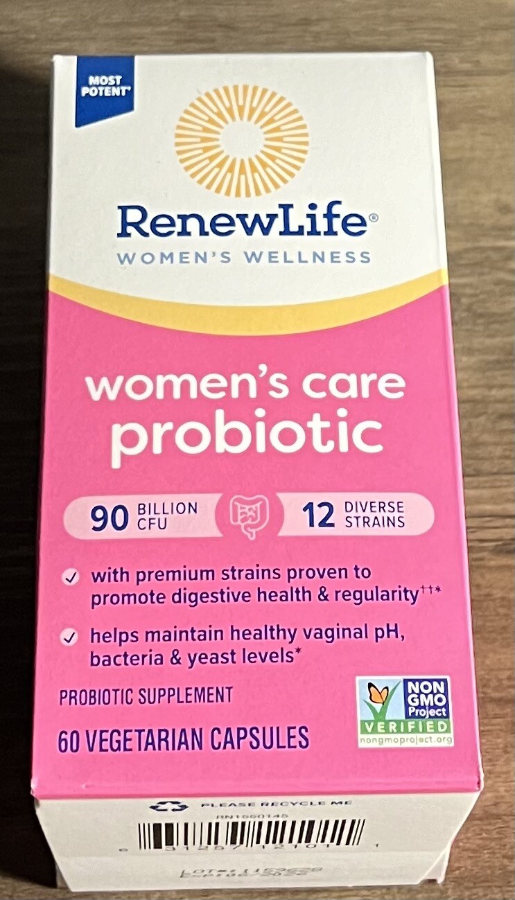 Renew Life Women’s Care Probiotic 90 Billion CFU 60ct BNIB