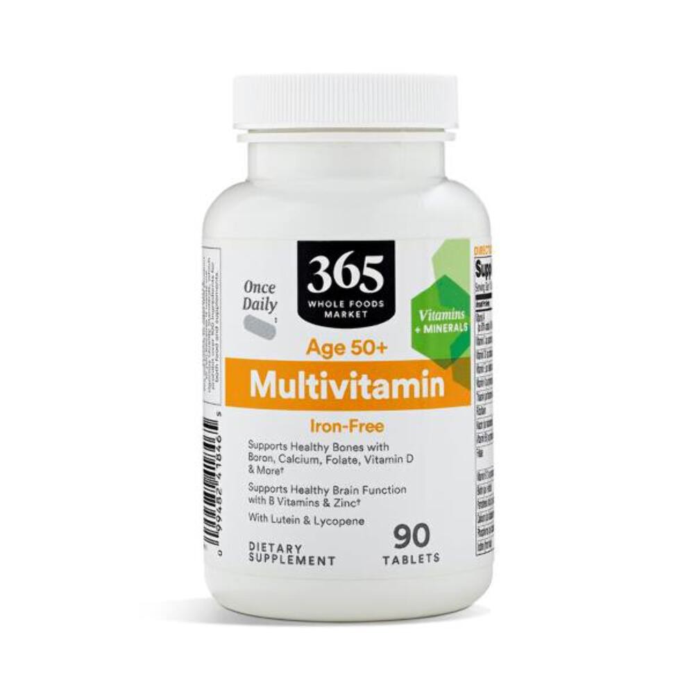 1/2028 365 by Whole Foods Market, Age 50+ Multi Once Daily, 90 Count