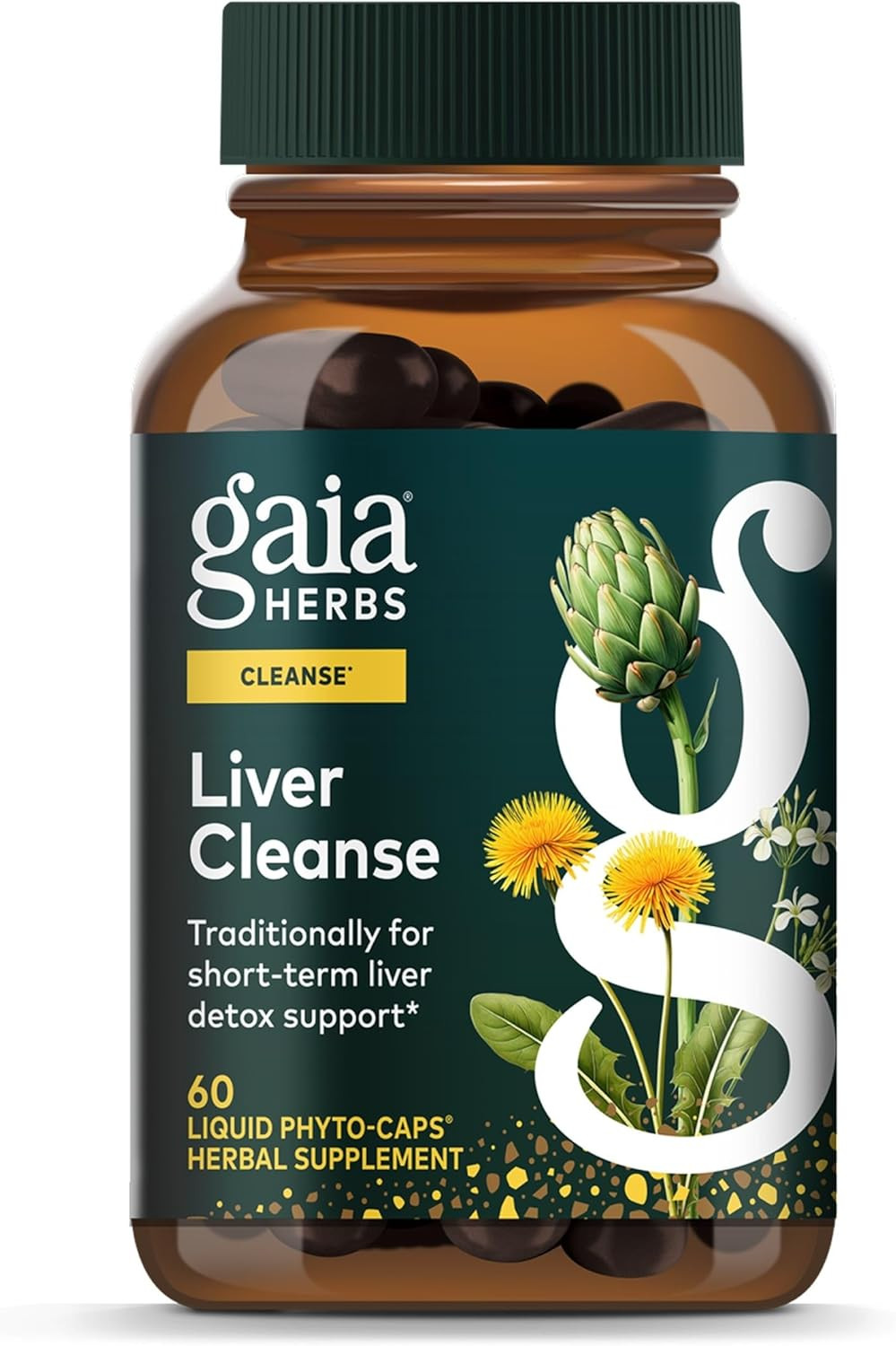 Liver Cleanse – Liver Health Support Herbal Supplement with Milk Thistle, Burdoc