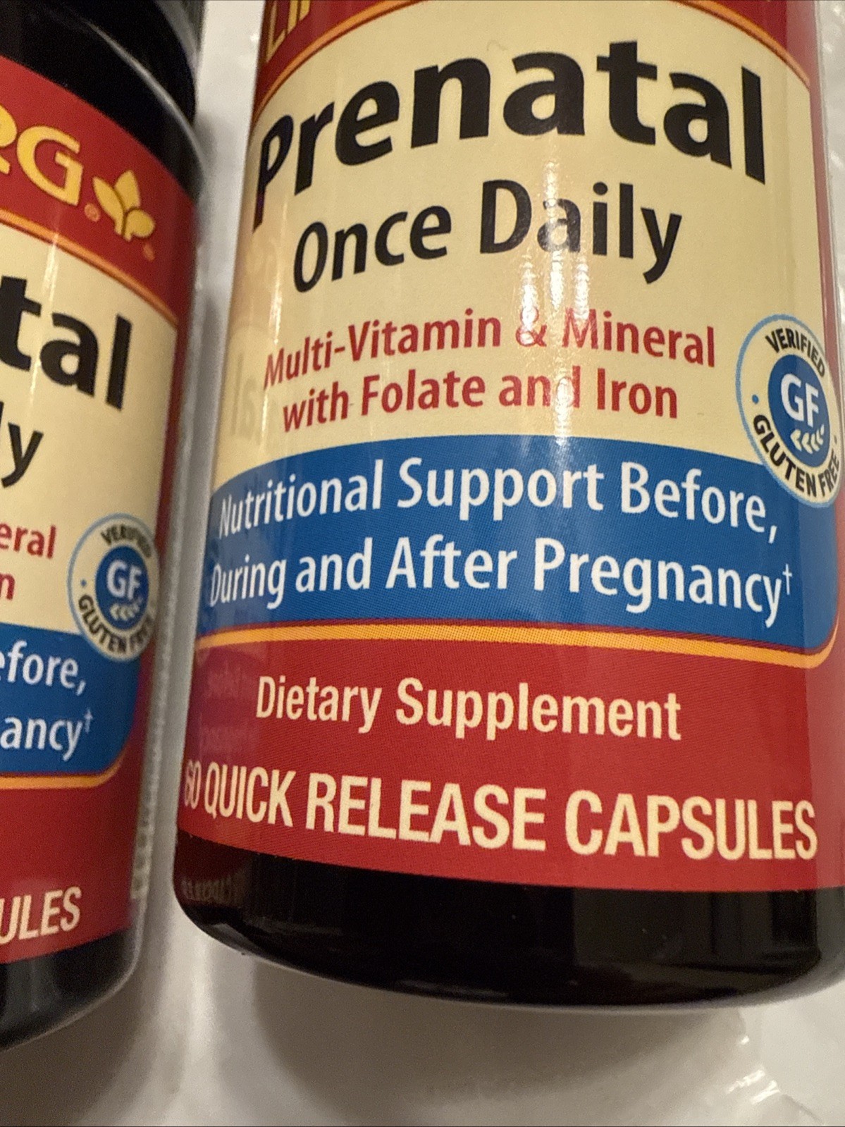 LIDBERG-PRENATAL ONCE DAILY Multivitamin/ Mineral 120 Count 2 Pack-E-11-27