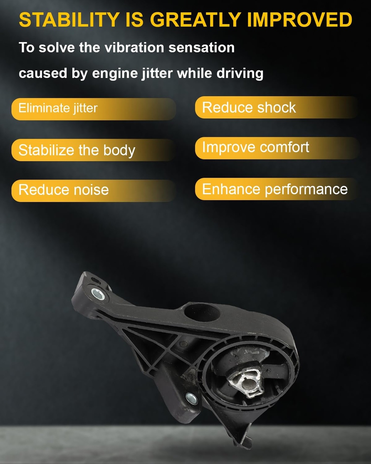 OCPTY Engine Motor Mount and Transmission Mount Set Compatible for Cadillac S…
